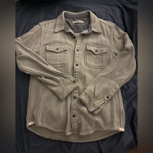 Gray Outerknown Blanket Button-Up Shirt